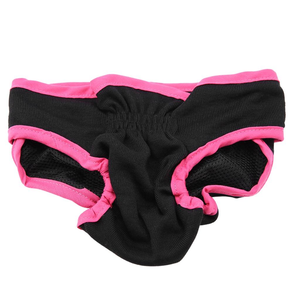 Soft Fabric Dog Sanitary Pant Adjustable Sticky Strap Pet Period Underwear Dog Estrus