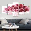 5 шт., букет роз, цветы, декор, холст, домашний декор, без рамки, 5 панелей, абстрактные 5 шт., картины, картины, настенное искусство, современный