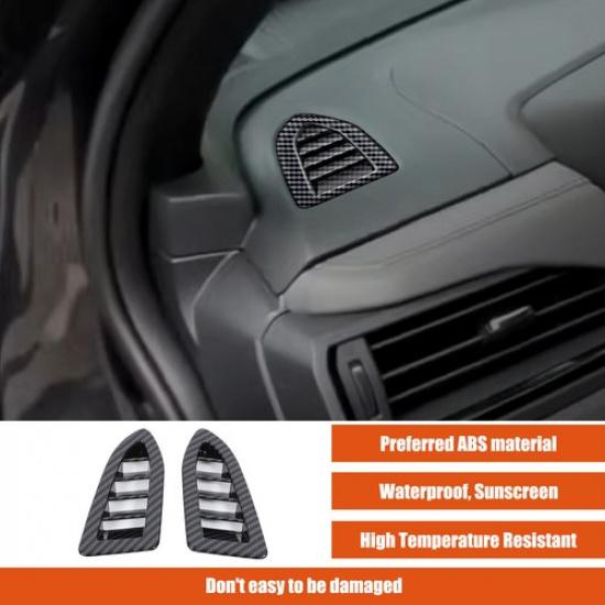 ABS Carbon Dashboard Interior Air Vent Outlet Cover Trim For Subaru Forester 25+