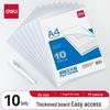 Deli Прозрачные L-образные файлы формата А4 (10 шт)