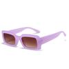 Internet celebrities ins small frame sunglasses, fashionable square jelly sunglasses, multi-color glasses