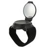 Bicycle Mirror Nylon Wrist Arm Strap Convex Design Black 5cm Diameter Bike Rearview Mirror for Motorcycles