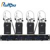 Runpu RP-WH9004T Профессиональная беспроводная система из 1 передатчика и 4 петличных микрофонов (Китайская версия)