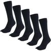 Asuka Crew Length Made with Asahi Kasei ROICA Deodorizing Sizes 5 Pairs Men's Five-Toe Socks, Agent, 27-29cm,