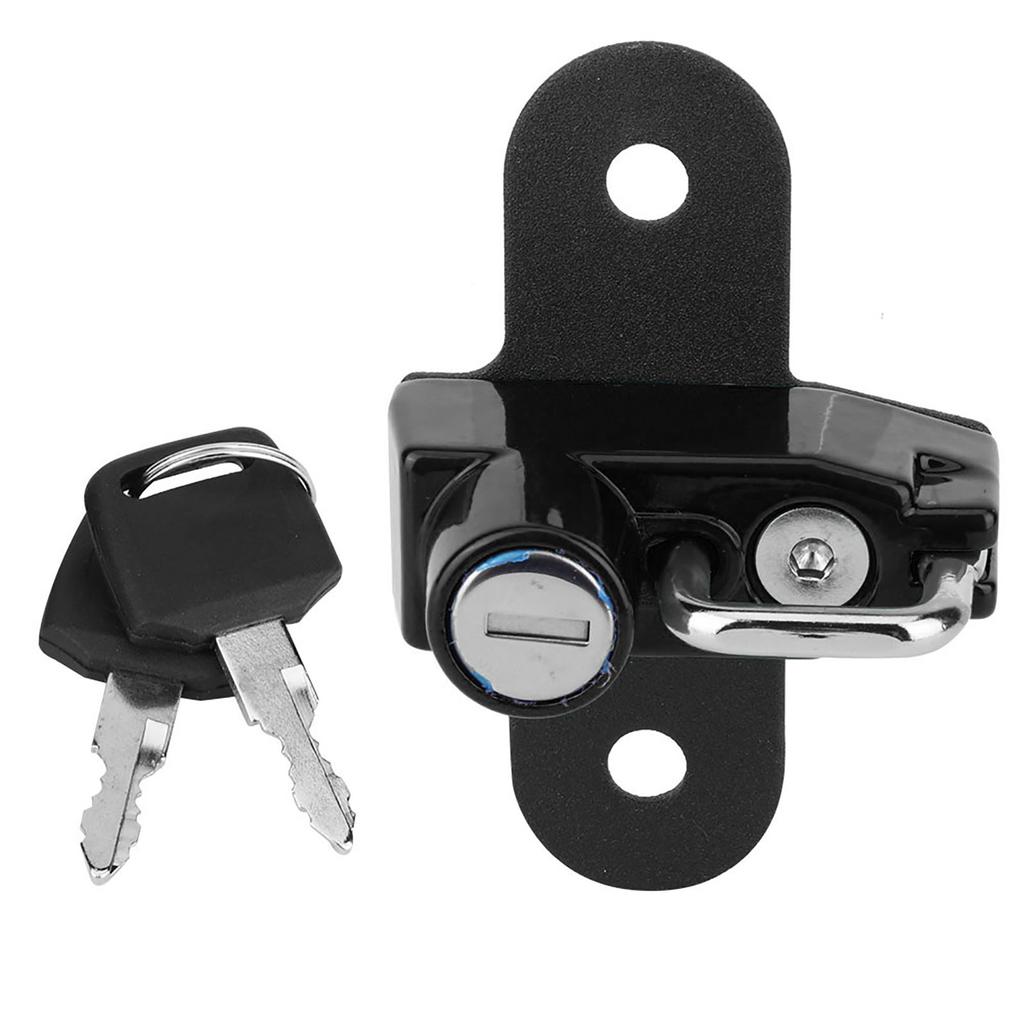 Motorcycle Modification Aluminum Alloy Helmet Lock Mount Hook Fit for Suzuki V Strom 250 2017+(Black )