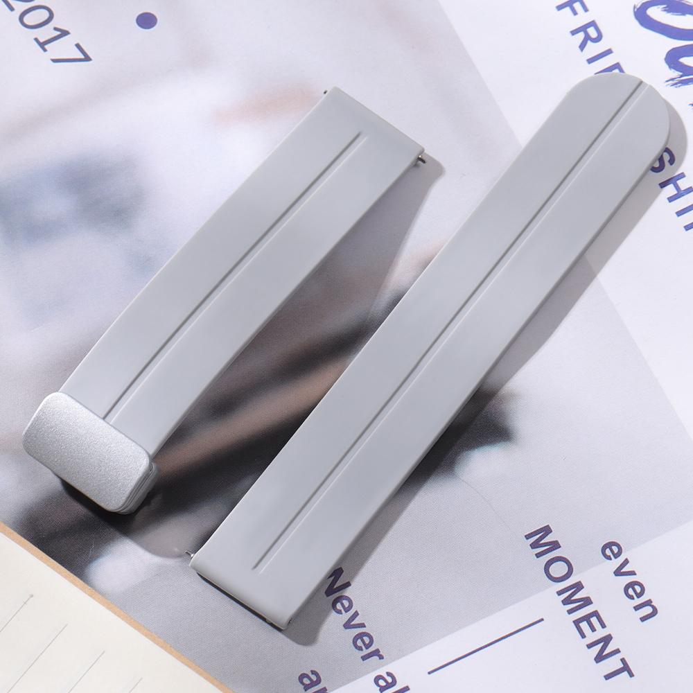 18 мм 20 мм 22 мм Складная пряжка Силиконовый ремешок для ремешка Rolex Универсальный мягкий резиновый ремешок Быстросъемный сменный браслет