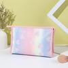 Makeup Bag Zipper Closure Waterproof Large Capacity Travel Toiletry Bag Heart Pattern Makeup Organizer Case