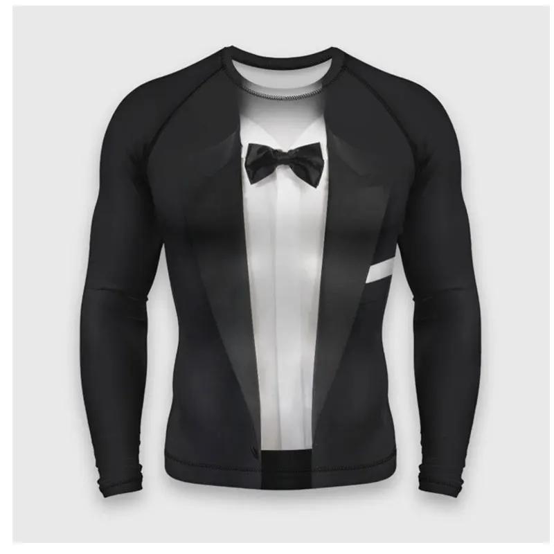 Мужская уличная хип-хоп косплейская модная повседневная футболка с круглым вырезом и длинным рукавом, забавная и персонализированная