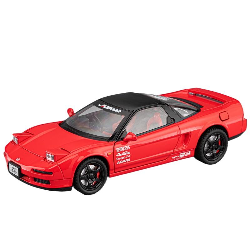 1/22 Honda Cool NA1 Сплав Модель, Крутой Звук и Свет, Изысканные Настольные Украшения, Лучшая Коллекция для Любителей Моделей Автомобилей