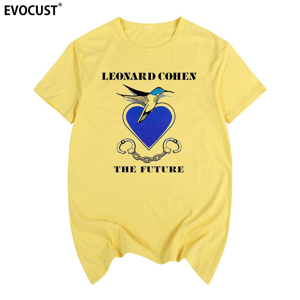 leonard cohen Book Of Longing Tshirt Cotton Unisex T shirt New Women Summer