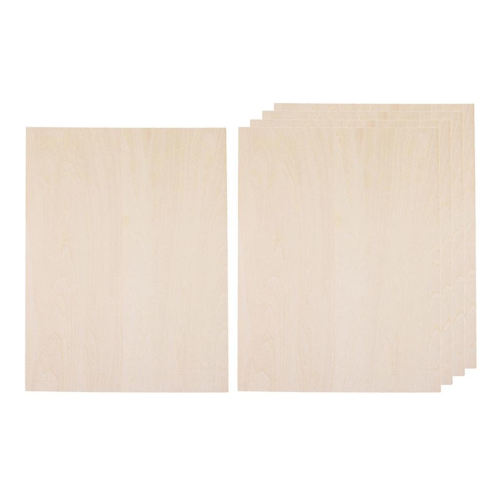 5 Штук Деревянных Листов Материалы для DIY-Проектов Поделки для Корабля Лодки Самолета