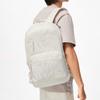Li Ning Sports Lifestyle Series Fashion Casual Versatile Brand Logo Eco-Friendly Polyester Student Backpack Unisex Backpack Off-White ABST017-3