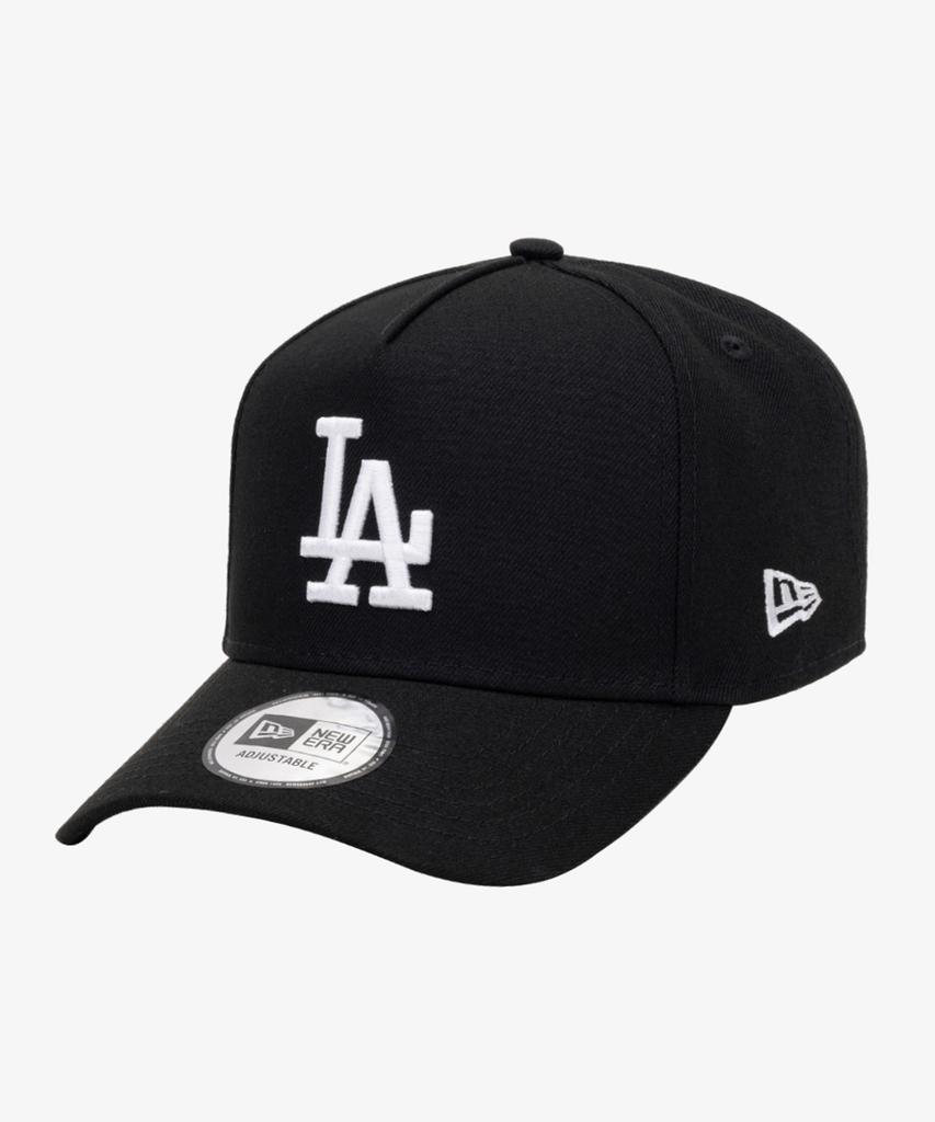 New Era MLB Базовая Кепка K-Frame Los Angeles Dodgers Белая На Черном