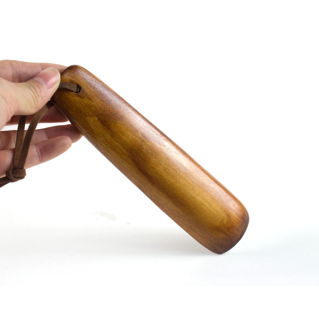 Деревянная ложка для обуви, короткая ручка - 15 см