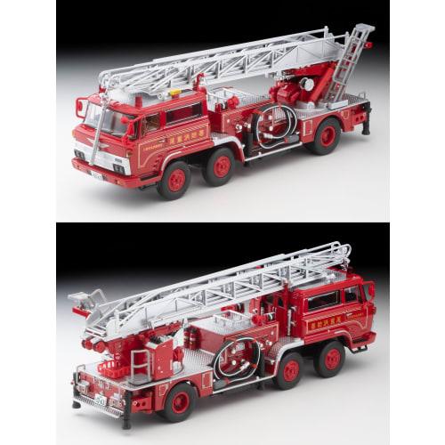 TOMYTEC Tomica Limited Vintage Neo LV-N24c Hino TC343 Ladder Fire Truck Owase Fire Station Completed Model