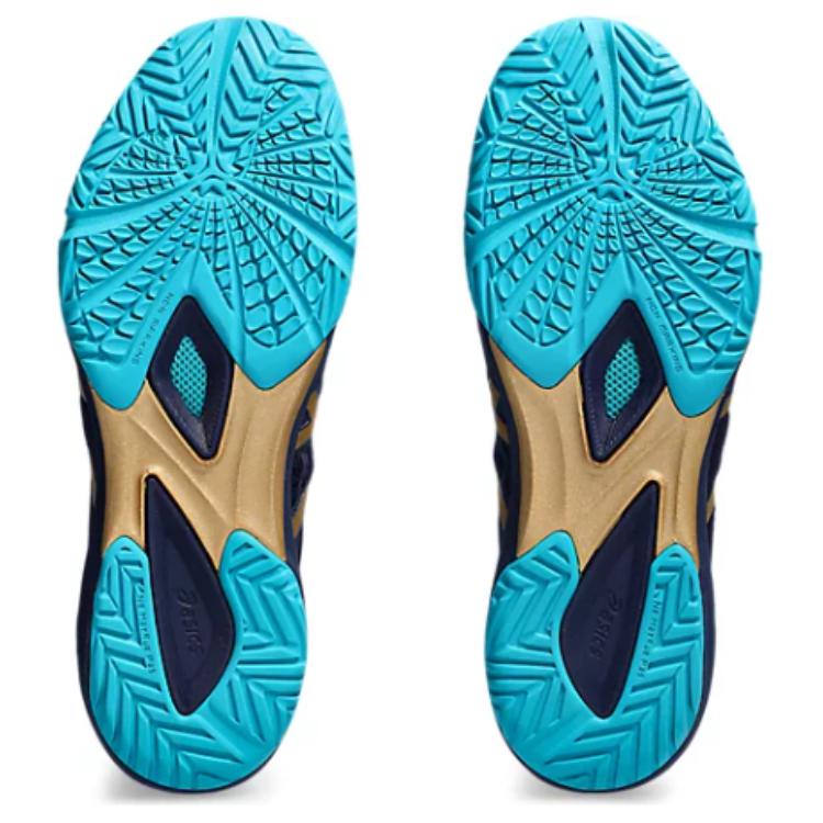 Asics Кроссовки унисекс Attack Dominate FF 2 Peacoat Pure Gold Синие 1073A010-403