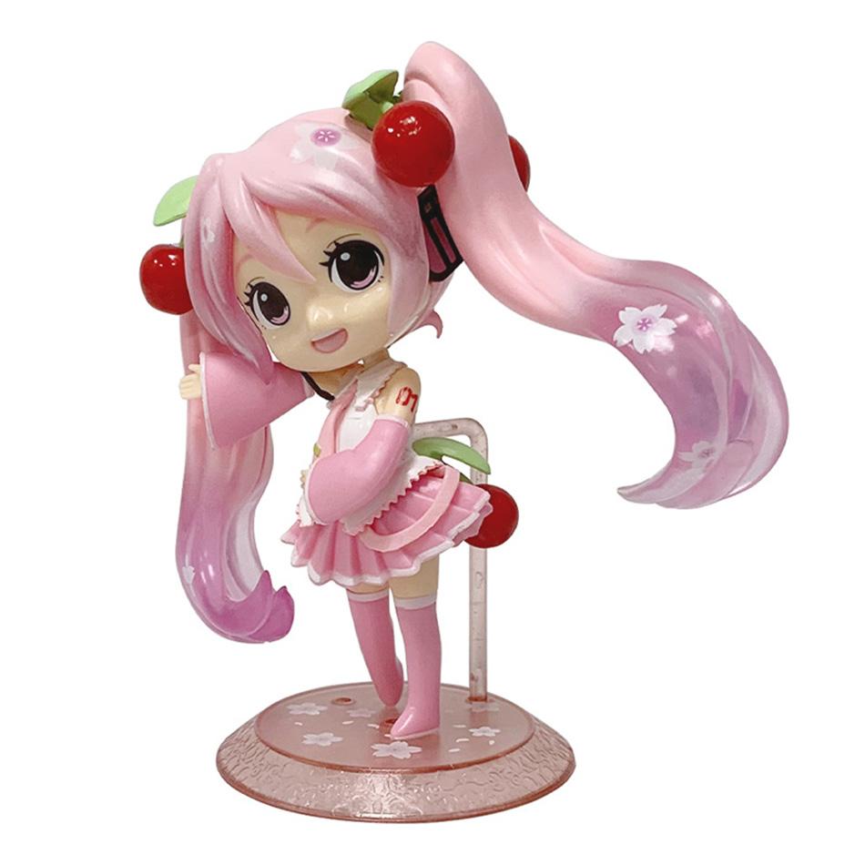 15 см Новая аниме Мику Милая Каваи Виртуальная певица Фигурки ПВХ Фигурка Действия Красивая Девушка Модель Кукла Украшение для Комнаты Рабочего Стола