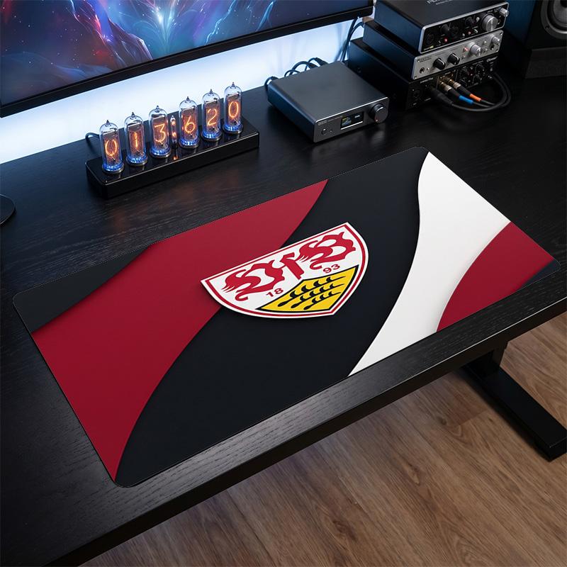 VfB Stuttgart Футбольный Принт Большой Коврик для Мыши, Противоскользящий Расширенный Игровой Коврик для Стола для Офиса Дома