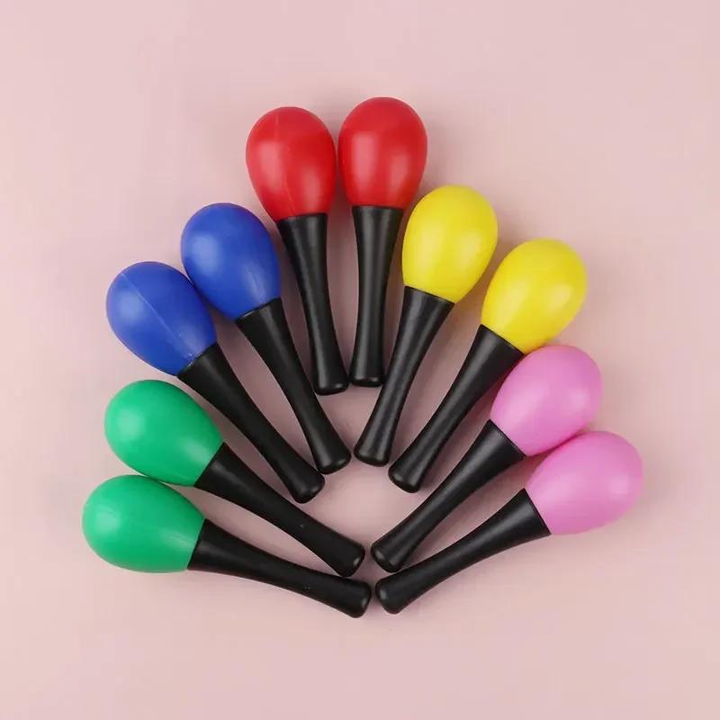10 Pieces of Children Can Chew The Small Sand Hammer Sand Hammer Training Toy Percussion Instrument Mini Sand Hammer