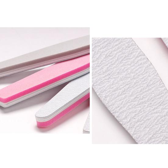 2 Pcs Nail Polishers Double-sided Great Friction Reusable Beauty Caring Thick Manicure Shaping Nails Long Nail Files Polishing Tool Nail Salon Stuff