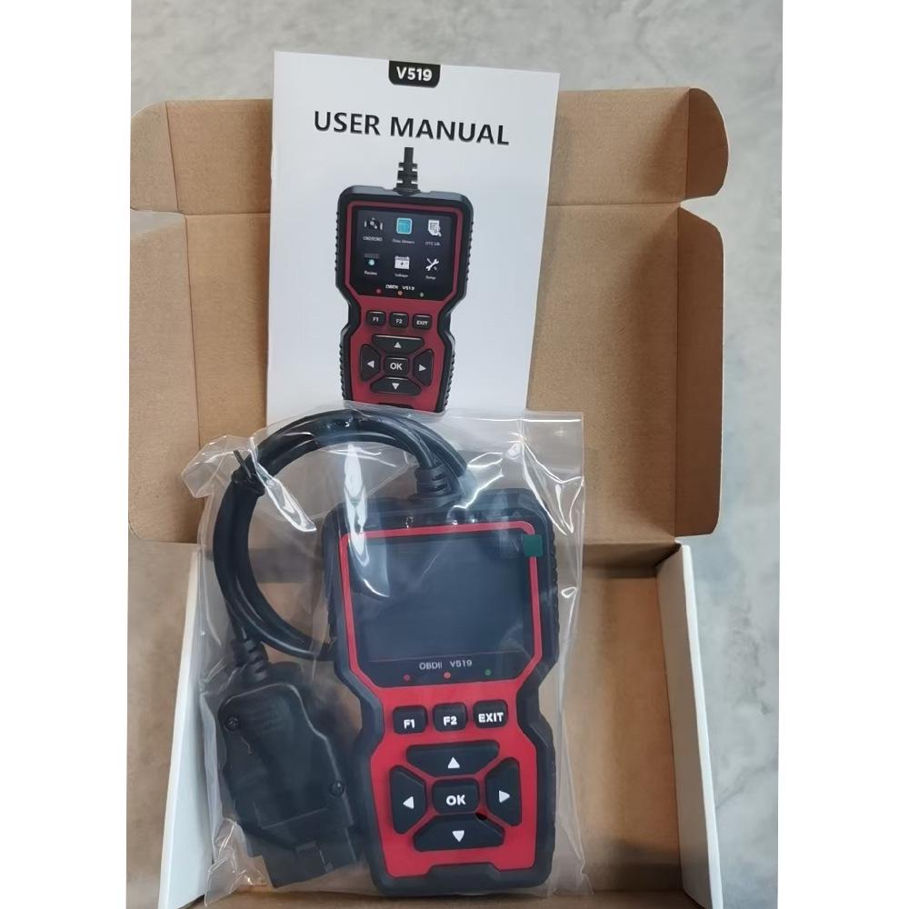 V519 Универсальный OBD-инструмент для диагностики автомобиля с ELM327 и определением состояния аккумулятора