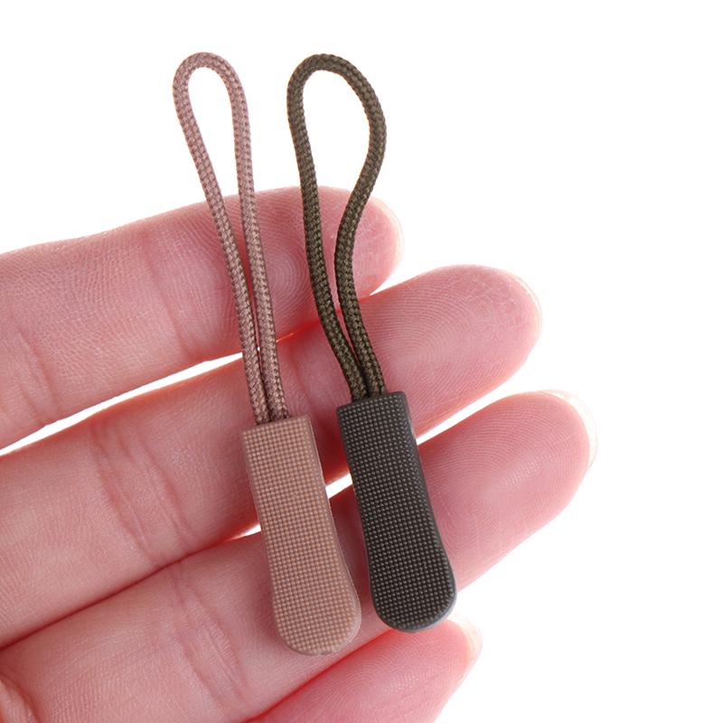 Наружная застежка-молния, съемник на конце, подходит для веревки, фиксатор бирки, сменный зажим для шнура на молнии