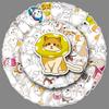 50 Kitten Doodle Cartoon Cute Gucka Hand Account Creative DIY Water Cup Suitcase Sticker Waterproof