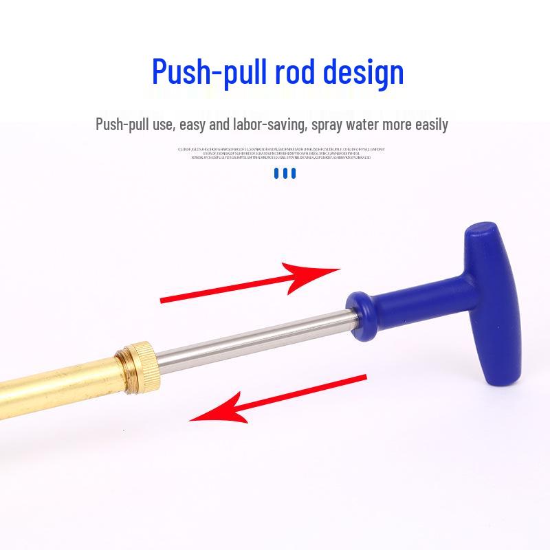 Универсальная насадка-распылитель Push-Pull из чистой меди для бытового использования с пестицидами