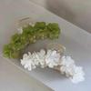 Green Lily of the Valley Korean Flower Claw Clip - Summer Freshness Hair Accessory