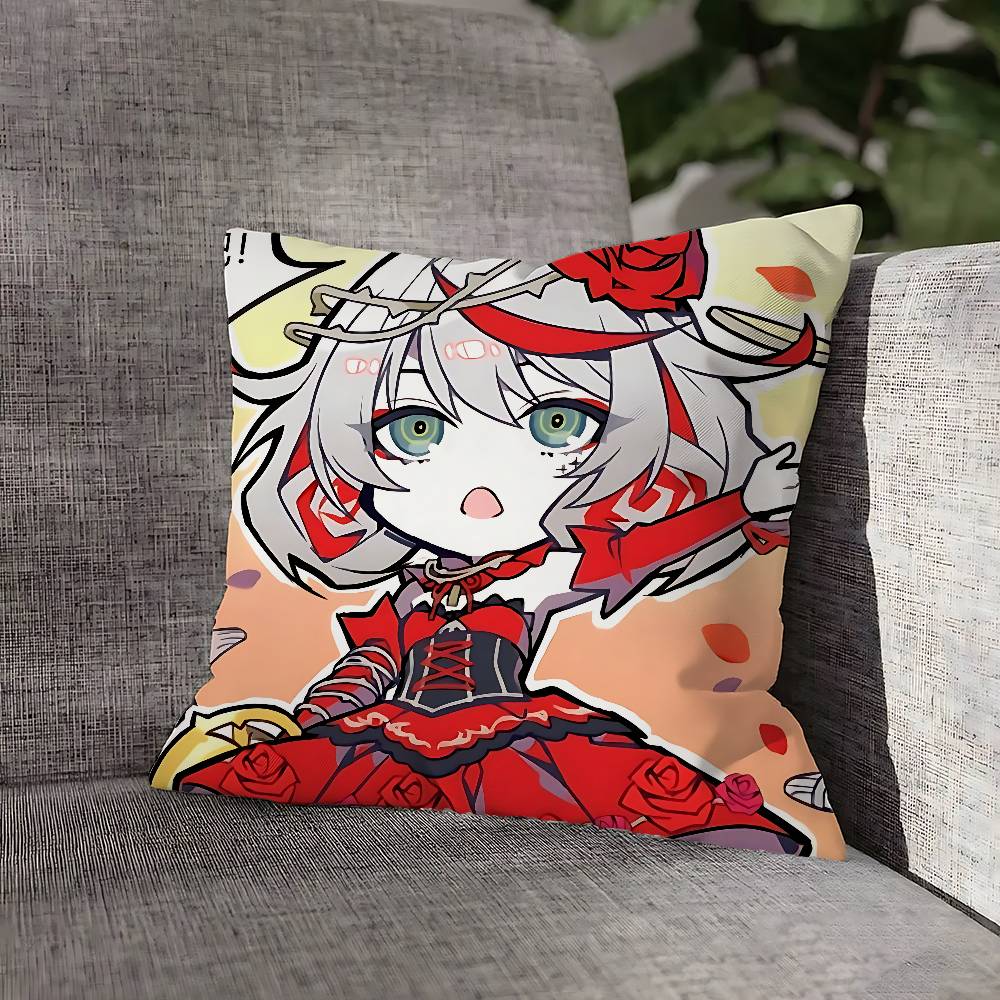 F-Fate S-Stay N-Night Наволочка Для Декора Дивана Автомобиля Офиса Комнаты Подушка С Принтом Декорации и Защита
