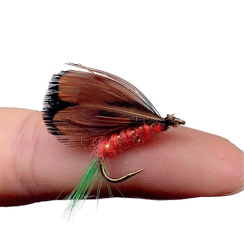 3/6/12/18/24 шт. мокрые мушки для ловли форели, искусственные насекомые, крючок, наживка, бабочка, приманка для ловли форели #8