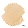 5pcs Rectangle Solid Wood Piece Unfinished Blank Handmade Material DIY Craft Wood Sheet  Home Decor