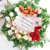 Букет из 10 искусственных роз из шелка - Набор для свадебного декора - Искусственные цветы для цветочных композиций, Декор для домашнего стола