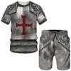 Templar Knights T-shirt Boys Girls Novel 3D Print Design Fashion T Shirts Fashion Men Women Clothing Top Tees Kids Shortsleeve
