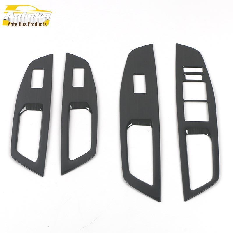 UNI-V Armrest Switch Sequin Sticker - Fits 22 Models, Glass Lift Decorative Frame Car Accessory