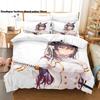 Anime - Azur Lane Bedding Set Single Twin Full Queen King Size Bed Set Aldult Kid Bedroom Duvetcover Sets Bed Sheet Set 2-3