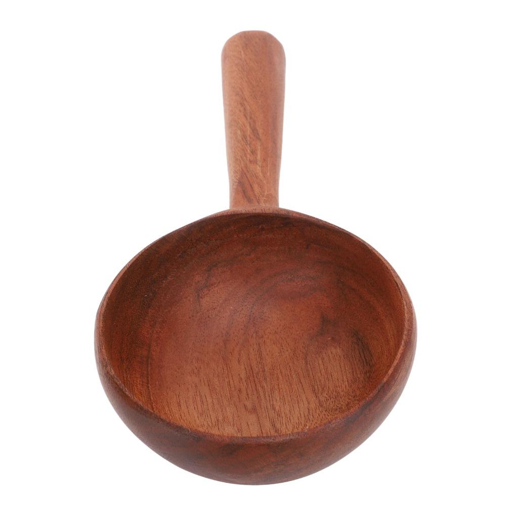 Multifunctional Wooden Kitchen Scoop Exquisite Polishing Wooden Serving Spoon Cooking