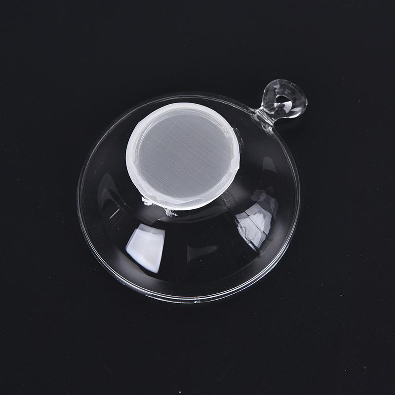 1 стеклянное ситечко для чая с ручкой для заварки листового чая, фильтр-дуршлаг