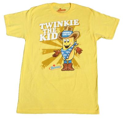 Желтая футболка Hostess Twinkie The Kid, новинка, хлопковая футболка Twinkies