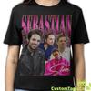 SEBASTIAN STAN SHIRT, Sebastian Stan Vintage T-Shirt, Sebastian Stan Retro 90s Bootleg Homage Merch, Sebastian Stan Tribute Rap Tee Fan Gift