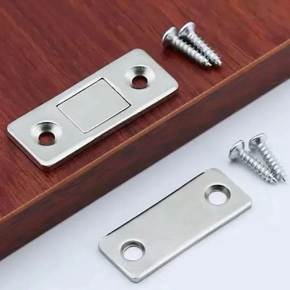Strong Magnetic Force Magnetic Door Catch Stable Design Punch-Free Catch Home Use