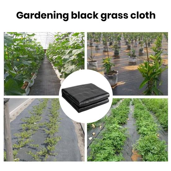 Yousheng Weed Barrier Landscape Fabric Woven Geotextile Mat Gardening Ground Cover Weed Control Cloth for Orchard Vegetable Field Driveway Walkway