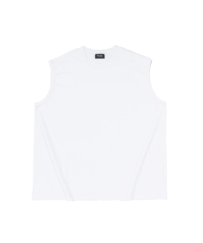 CARGOBROS Plain Box Sleeveless (White)