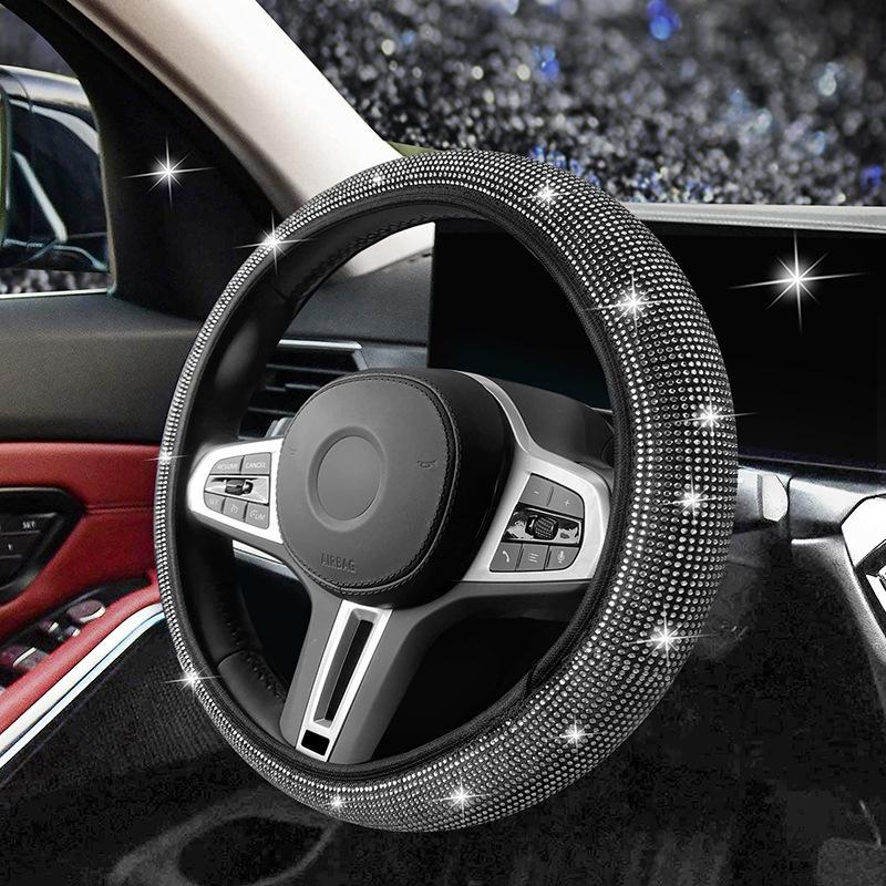 Без внутреннего кольца Diamond Full Diamond Flash новый эластичный чехол на руль ручка автомобиля