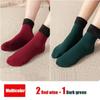 3Pairs/lot Women Winter Warm Thicken Thermal Soft Casual Solid Color Socks Wool Cashmere Home Snow Boots Velvet Home Floor Sock