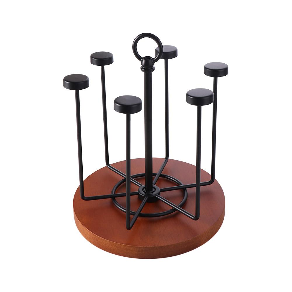 Non-Slip Upside Down Cup Holder Large Capacity Glass Cup Storage Rack Mug Storage Rack  Home