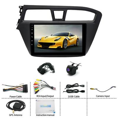 9-дюймовая автомобильная стереомагнитола с радио, Car-play, GPS-навигацией, совместимая с Hyundai i20 2015-2018, Android 14