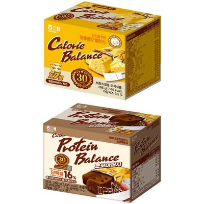 Haitai Баланс калорий Сыр и Протеин Баланс Какао Снеки 266г(7Pcs)