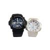 G-Shock Baby-G Analog-Digital Solar Watch Set with Pair Case AWG-M100SB-2AJF BGA-2510-4AJF