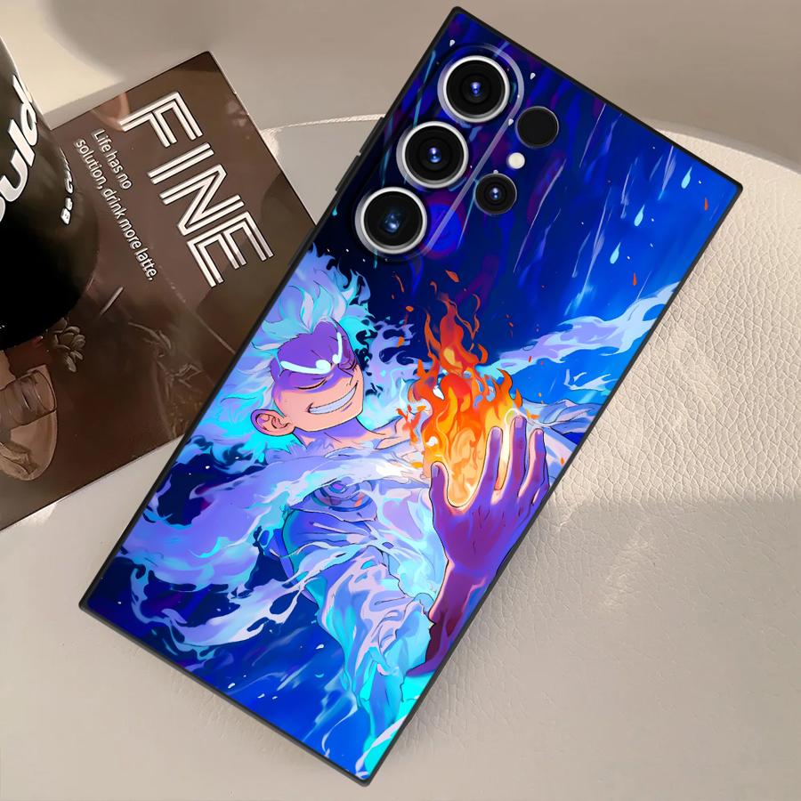 Крутой аниме чехол с Луффи для Samsung Galaxy S22 S23 FE S9 S20 S25 Ultra S24 Plus S21 Чехол для телефона Funda